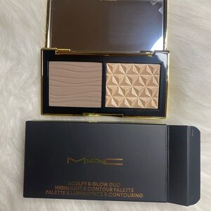 MAC Sculpt&Glow Palette Duo-Double Contour Highlight 2 colors Gleam Omega 3.5g